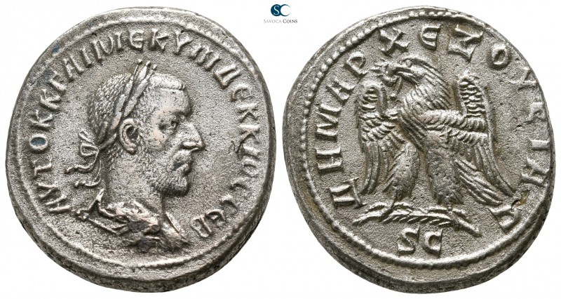 Seleucis and Pieria. Antioch. Trajan Decius AD 249-251. 
Tetradrachm AR

27 m...