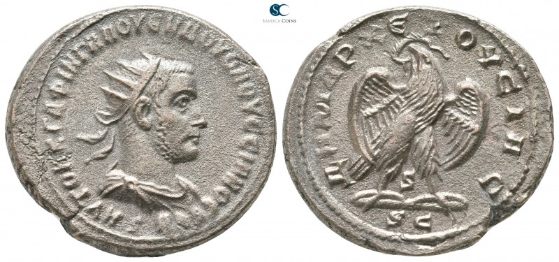Seleucis and Pieria. Antioch. Volusianus AD 251-253. 
Billon-Tetradrachm

28 ...