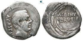 A. Postumius Albinus 48 BC. Rome. Denarius AR