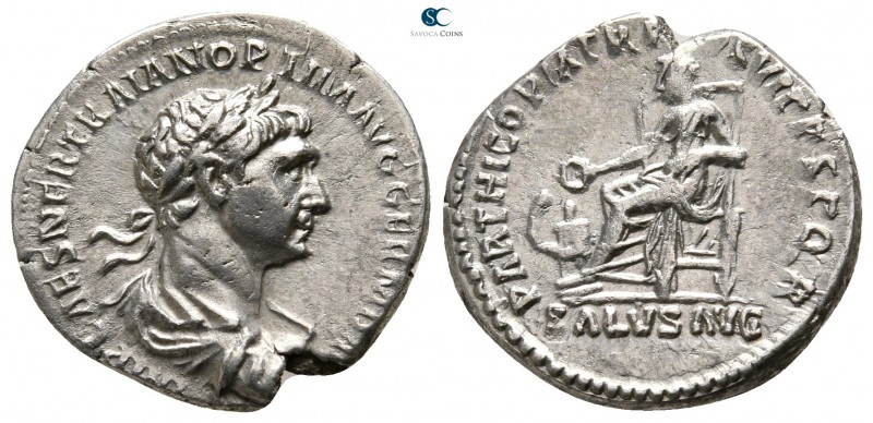 Trajan AD 98-117. Rome
Denarius AR

18 mm., 2,84 g.

IMP CAES NER TRAIAN OP...