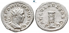 Philip I Arab AD 244-249. struck on the 1000th anniversary of Rome. Rome. Antoninianus AR