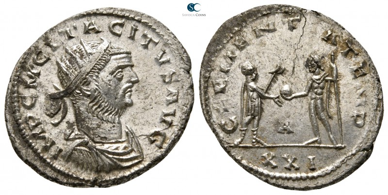 Tacitus AD 275-276. Antioch
Antoninianus Æ silvered

23 mm., 4,27 g.

IMP C...