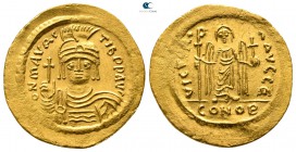 Maurice Tiberius AD 582-602. Struck AD 583/4-602. Constantinople. 5th officina. Solidus AV