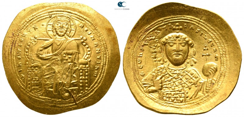 Constantine IX Monomachus AD 1042-1055. Constantinople
Histamenon Nomisma AV
...
