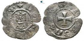 Levon V AD 1374-1393. Royal. Denier BI
