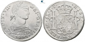 Peru. Lima. Fernando VII, King of Spain AD 1808-1833. 8 Reales AR 1810