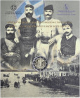 GREECE: 2 Euro (2013) in bi-metal commemorating Crete and the 100 years from its Union with Greece. Inside official coin card blister issued by the Ba...
