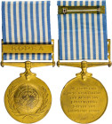 GREECE: Medal for service of the United Nations "KOREA" (1950). Awarded to all men of the Campaign Corps of the member-states who took part in the Kor...