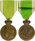 GREECE: Medal of Agricultural Merit (1937). Third class: Bronze. Awarded to farmers for exceptional advancements and to those who contributed extraord...