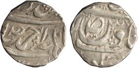 INDIA / PRINCELY STATES (MALER KOTLA): 1 Rupee (ND 1908-09) in silver. Persian inscription on obverse. Inscription on reverse. (Y# 9). About Extra Fin...