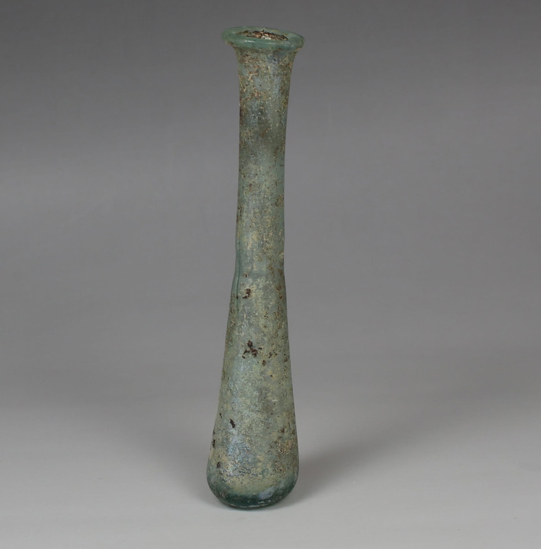 Roman flask

ITEM: Flask
 MATERIAL: Glass
 CULTURE: Roman
 PERIOD: 1st - 3r...