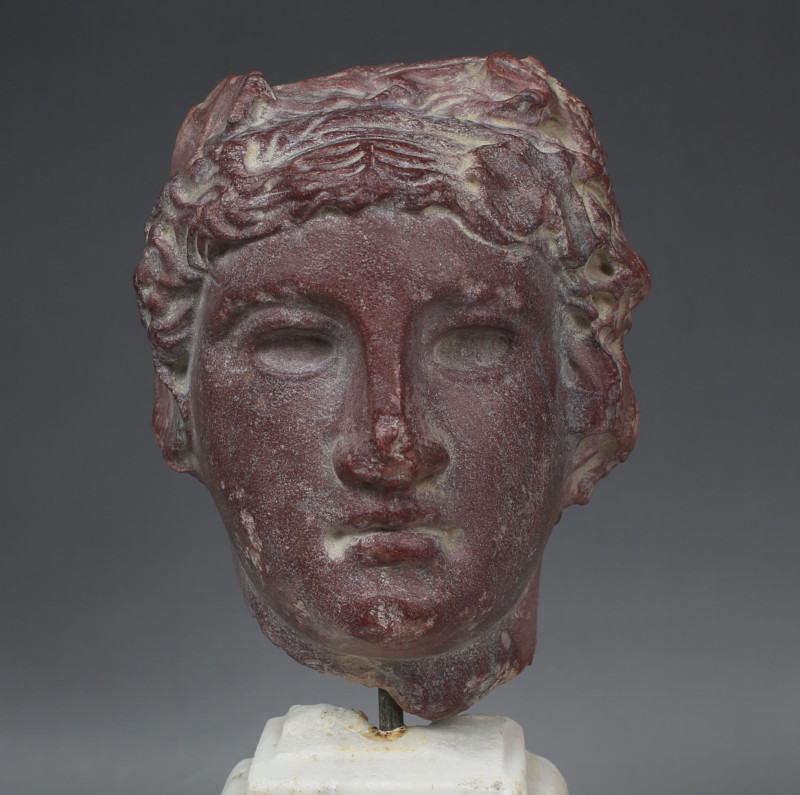 Roman herm of youthful Bacchus

ITEM: Herm of youthful Bacchus
 MATERIAL: Mar...