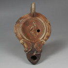 Roman oil lamp, Type Loeschcke IV