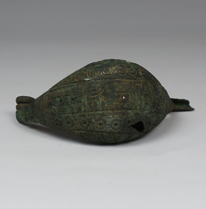 Etruscan Sanguisuga fibula

ITEM: Sanguisuga fibula
 MATERIAL: Bronze
 CULTU...