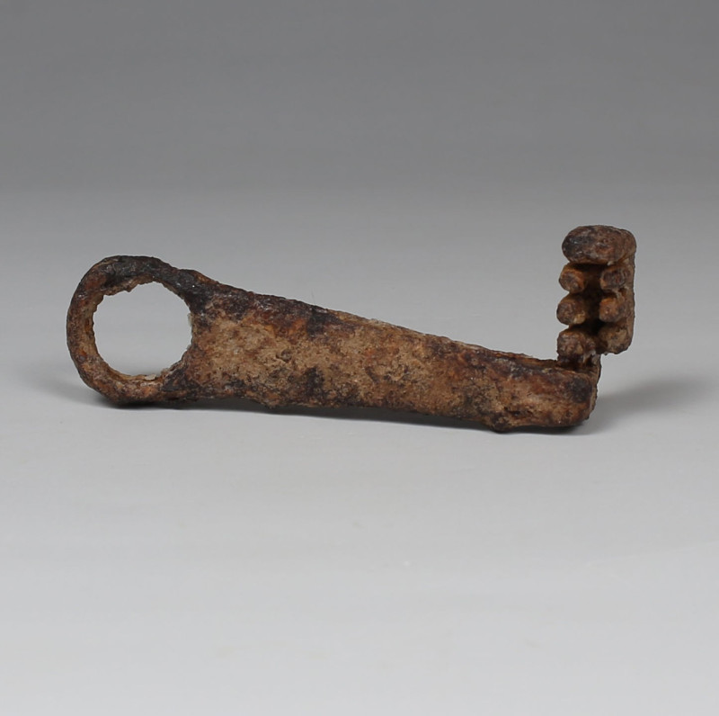 Roman key

ITEM: Key
 MATERIAL: Iron
 CULTURE: Roman
 PERIOD: 1st - 3rd Cen...