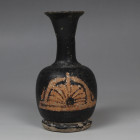 Greek squat lekythos with palmette