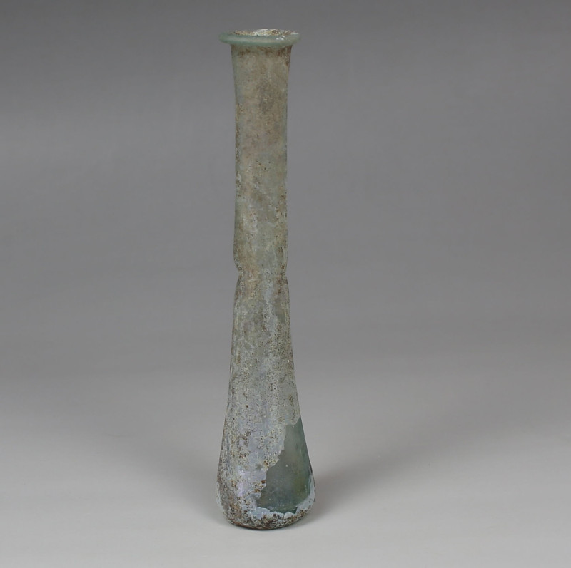 Roman flask

ITEM: Flask
 MATERIAL: Glass
 CULTURE: Roman
 PERIOD: 1st - 3r...