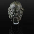 Roman Silenus head applique
