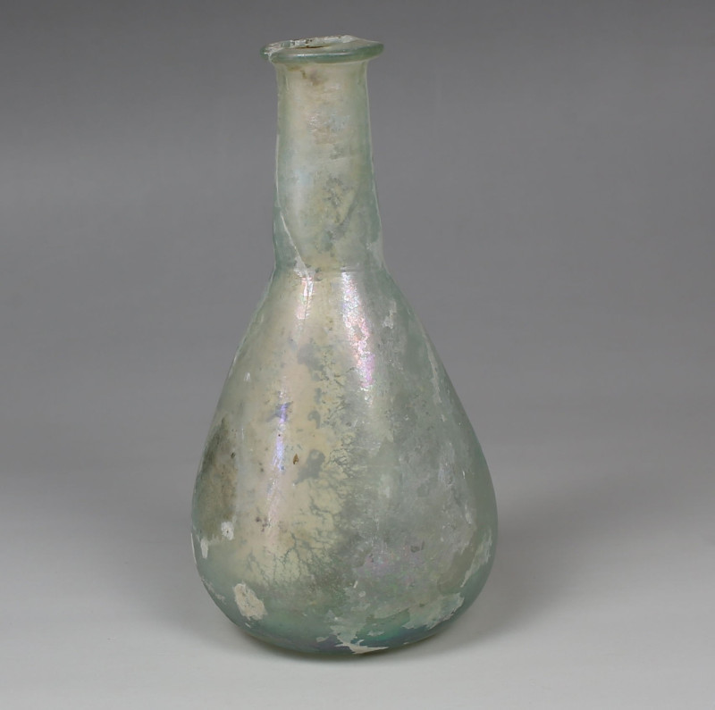 Roman flask

ITEM: Flask
 MATERIAL: Glass
 CULTURE: Roman
 PERIOD: 1st - 3r...