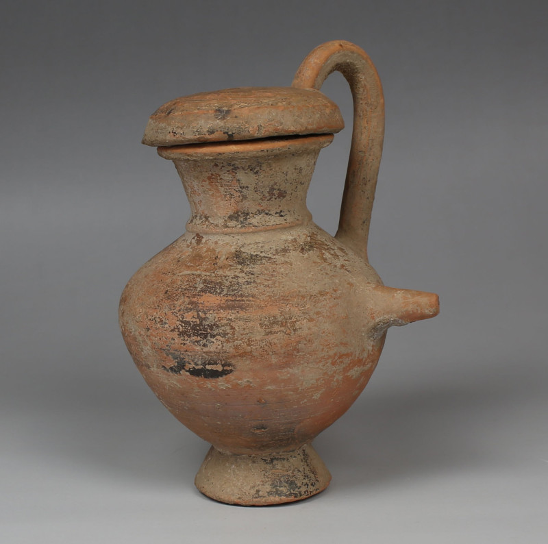 Greek ladler with lid

ITEM: Ladler with lid, fixed before the firing
 MATERI...