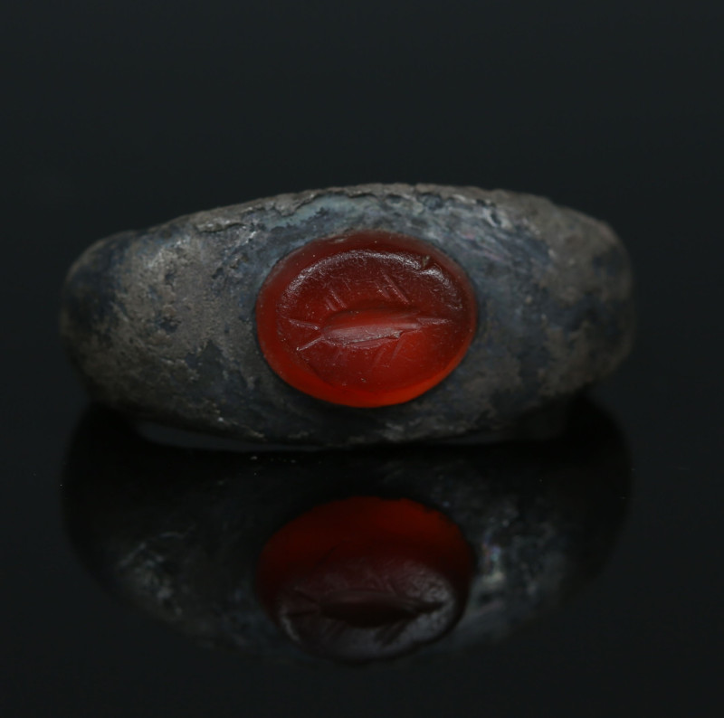 Roman ring

ITEM: Ring
 MATERIAL: Silver
 CULTURE: Roman
 PERIOD: 1st - 2nd...