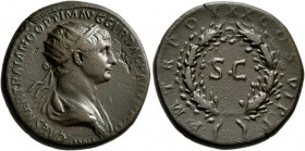 Roman, Dupondius, Trajan, 98 - 117 A.D