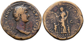 Roman, Sestertius, Hadrian, 117 - 138 A.D