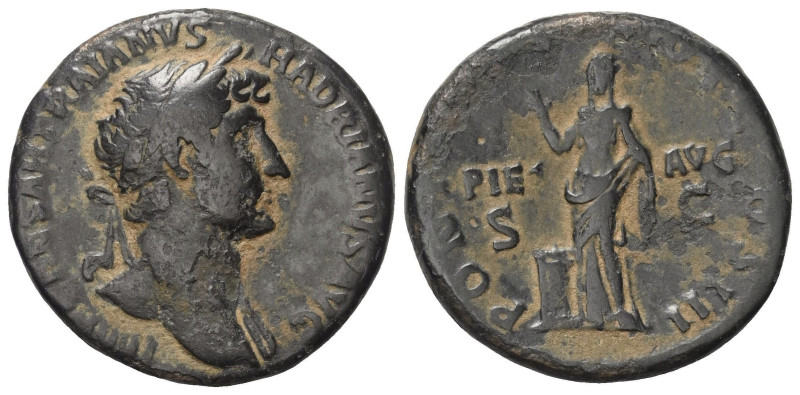 Roman, As, Hadrian, 117 - 138 A.D 

RULER: Hadrian
 DATE: 117 - 138 A.D
 DEN...