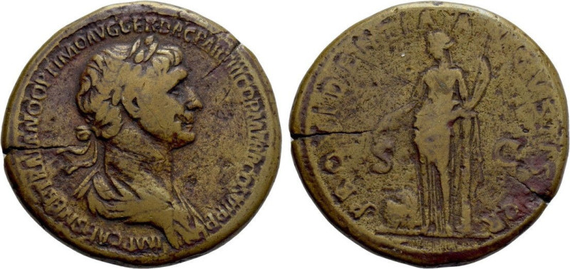 Roman, Sestertius, Trajan, 98 - 117 A.D

RULER: Trajan
 DATE: 98 - 117 A.D
 ...