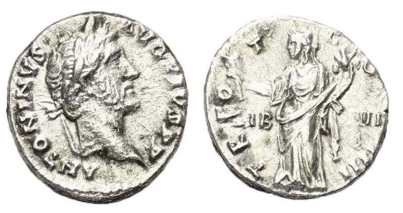 Roman, Denarius, Antoninus Pius, 138 - 161 A.D

RULER: Antoninus Pius
 DATE: ...