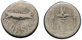 Roman, Denarius, Marc Antony, 32-31 B.C