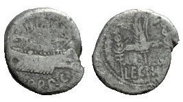 Roman, Denarius, Marc Antony, 32-31 B.C

RULER: Marc Antony
 DATE: Patrae (?)...