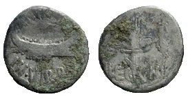 Roman, Denarius, Marc Antony, 32-31 B.C

RULER: Marc Antony
 DATE: Patrae (?)...