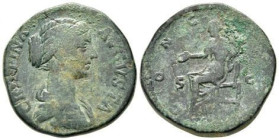 Roman, Sestertius, Crispina, wife of Commodus, 178 - 182 A.D