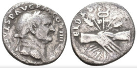 Roman, Denarius, Vespasian, 69 - 79 A.D