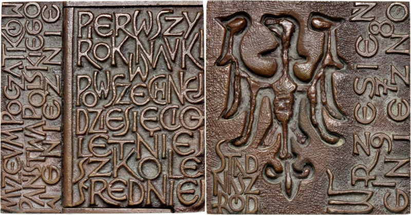 PRL, medal rozkładany, Stąd Nasz Ród, Muzeum Początków Państwa Polskiego w Gnieź...