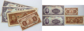 China, set of banknotes from 1938-1940, (4 pieces)