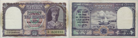 British India, George VI, 10 Rupees (1943), Series E6