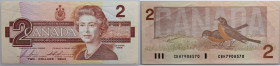 Kanada, Elżbieta II, 2 dolary 1986