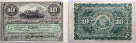 Kuba, El Banco Espanol dela Isla de Cuba, Hawana, 10 Pesos 1896