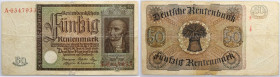 Niemcy, 50 Rentenmark 1934