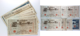 Germany, Empire, set 1000 marks 1910, (8 pieces)