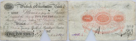 Great Britain 5 Pounds 11.10.1894 Wisbech & Lincolnshire Bank