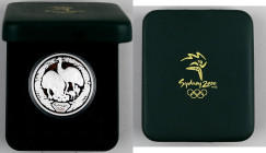 Australia, Elizabeth II, 5 Dollars 2000, Emu, Sydney Olympics