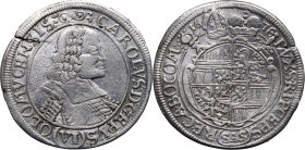 Austria, Olomouc, Charles II of Liechtenstein, 6 Kreuzer 1676