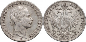Austria, Franz Joseph I, Thaler 1858 B, Kremnica