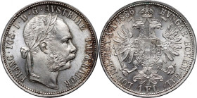 Austria, Franz Joseph I, florin 1886, Vienna