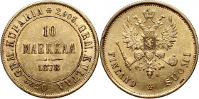 Finland, Alexander II, 10 Mark 1878 S, Helsinki