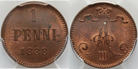 Finland, Alexander III, 1 Penni 1888, Helsinki