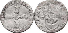 France, Henri IV, 1/4 Ecu 1602